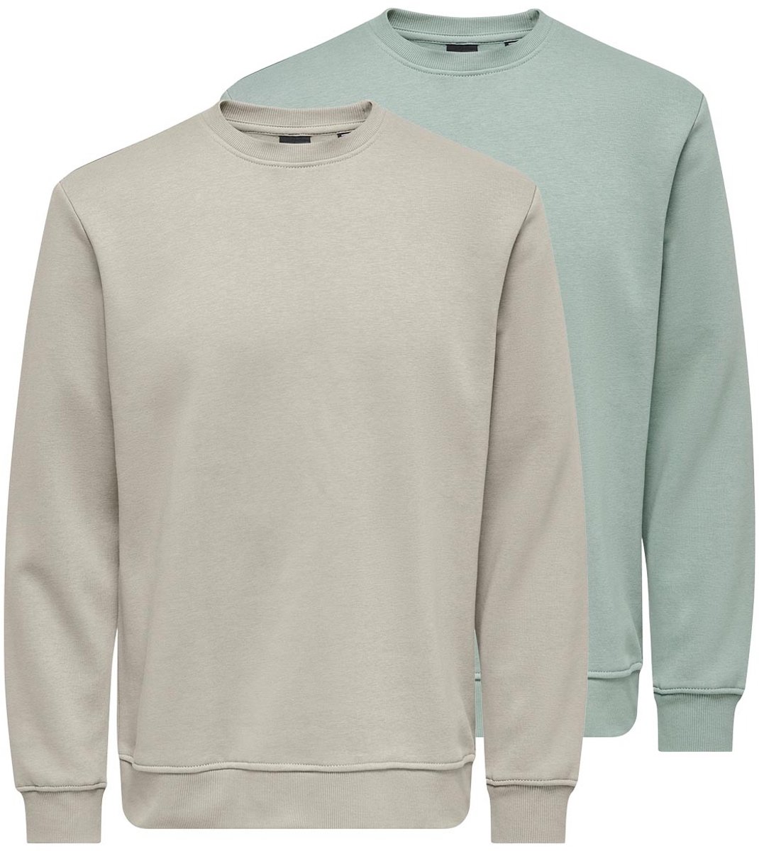 Only & Sons Heren sweatshirt 2 pack Connor