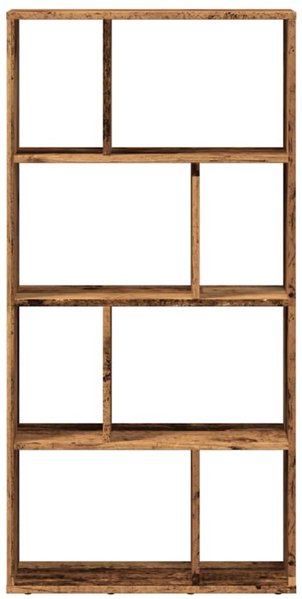 vidaXL - Bibliothèque - 60x20x120 - cm - décoré - bois - ancien - couleur bois