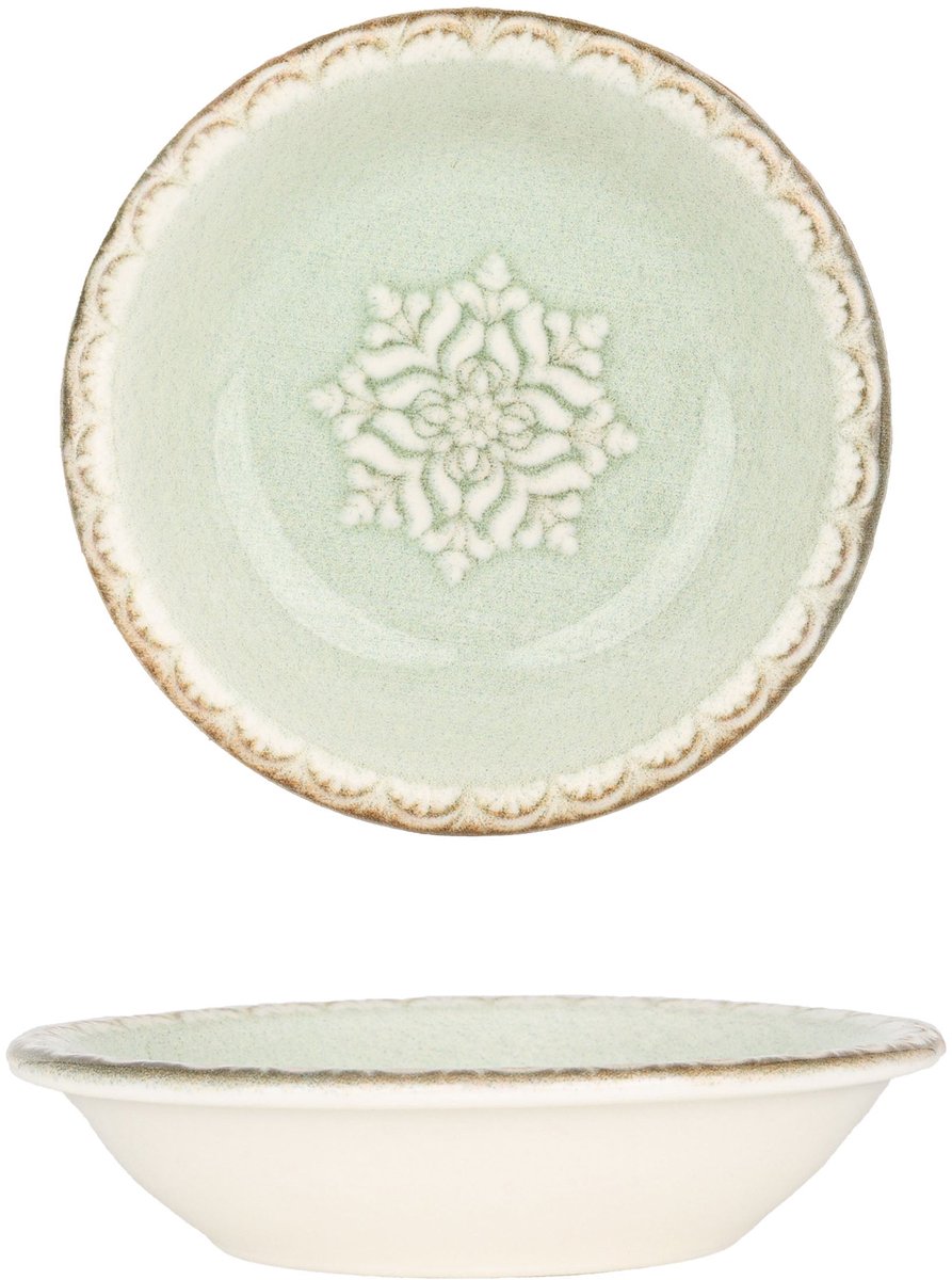 By Bone Serveerschaal - Rome - Porselein - 11 cm (100cc) - set van 4
