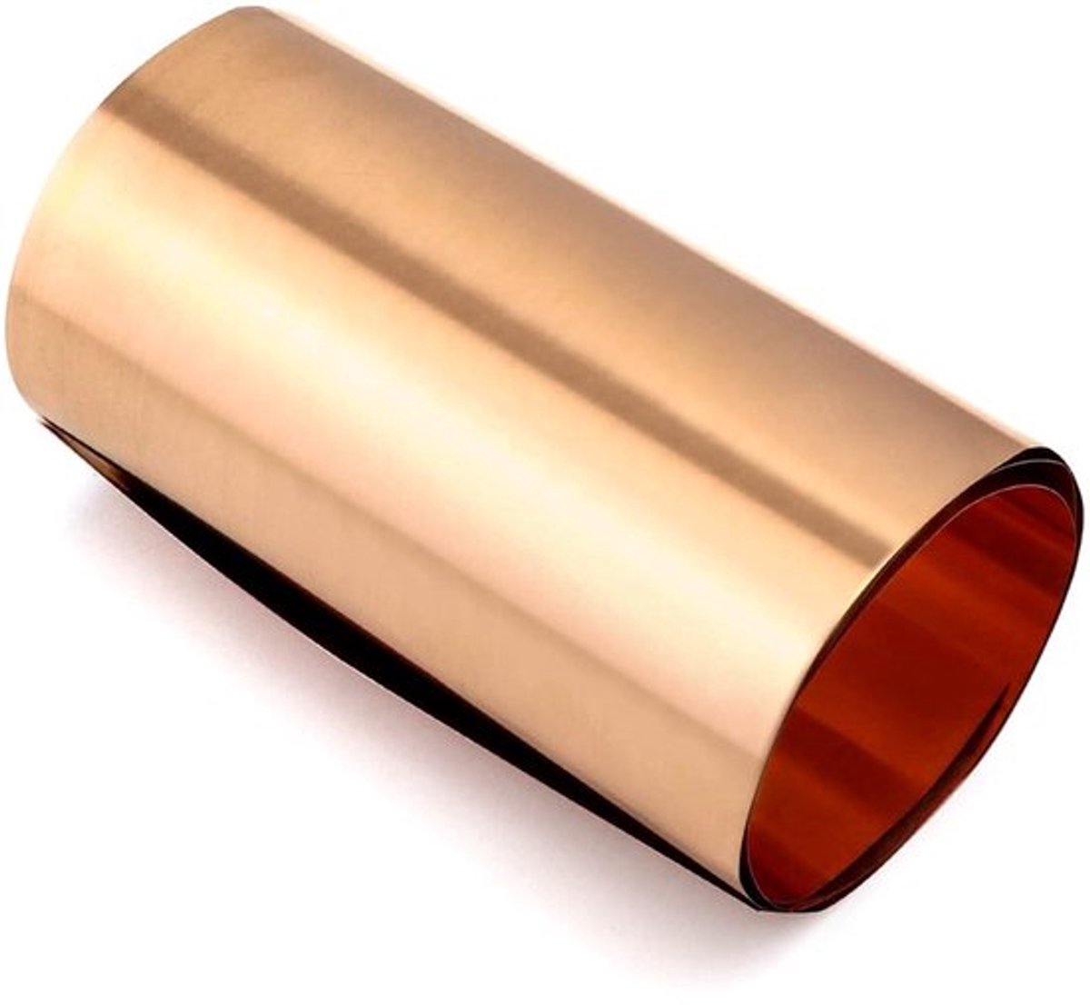 Koperfolie Koperplaten 0,1 mm, 99,9% puur koper - 1 meter lang