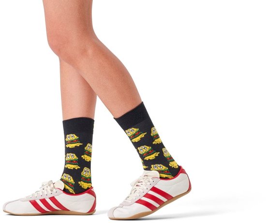 Zo Vader Zo Zoon/Dochter matching sokken Smelly Burger - 41 - 46 / 2-3 jaar - hamburger — afbeelding 2