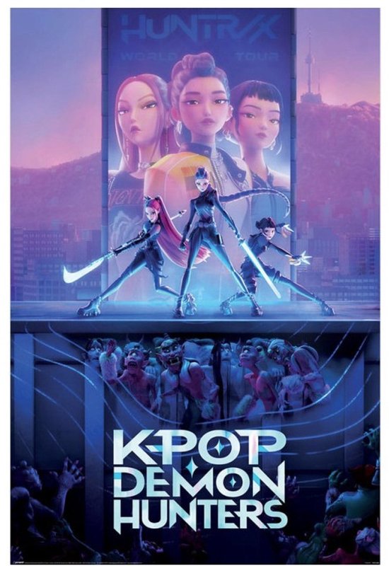 Affiche K Pop Demon Hunters 61x91,5cm