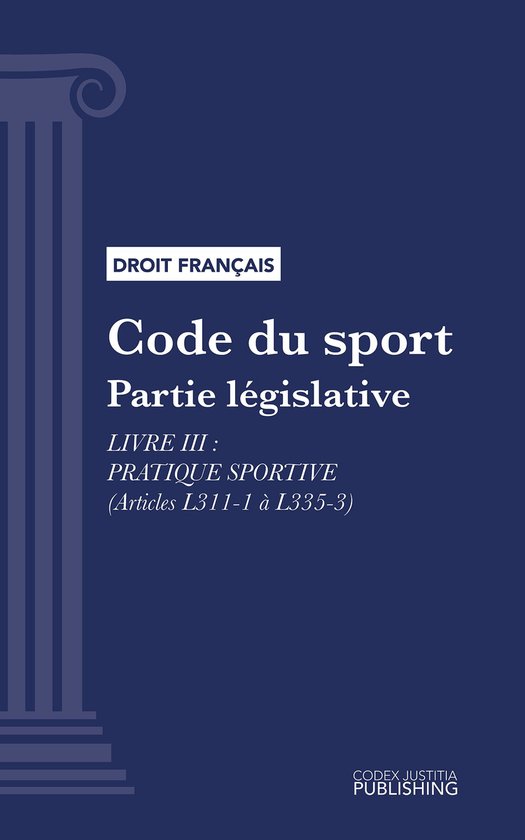 Code du sport - cover