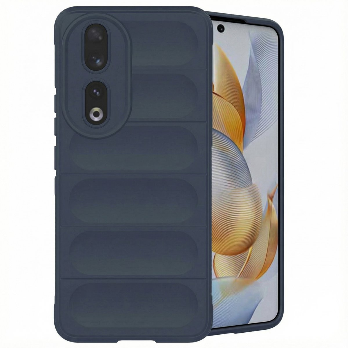 imoshion Hoesje - Geschikt voor Honor 90 - EasyGrip Backcover - Donkerblauw