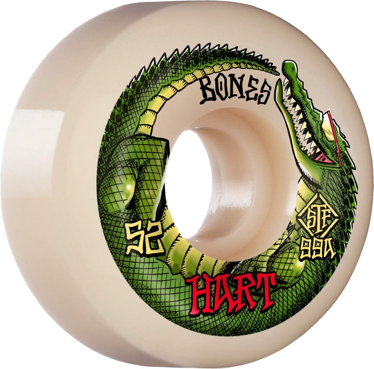 Skate Hard Speed Wielen voor Skateboard 52mm Groen