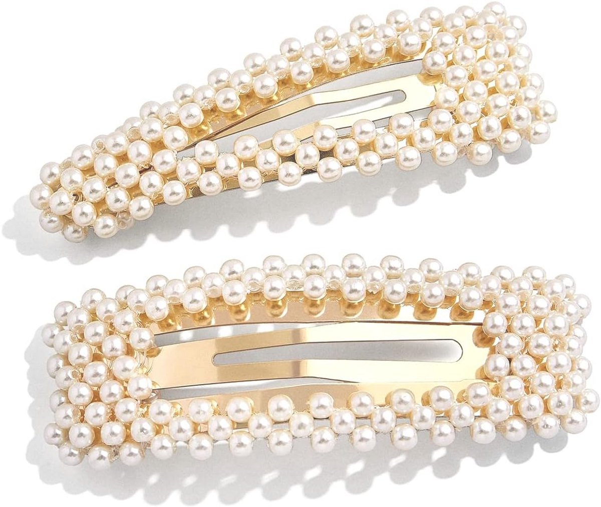 Gouden Parel Haarspeldjes Set voor Dames en Meisjes - Luxe Haaraccessoires