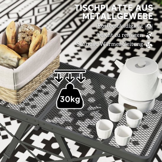 Skandika Campingtafel Jamsa | inklapbaar, in hoogte verstelbaar, met netplank, 6,1 kg licht, tot 50 kg belastbaar, 120 x 70 cm tafelblad, weerbestendig, klaptafel voor camping, tuin Skandika Campingtafel Jamsa | inklapbaar, in hoogte verstelbaar, met netplank, 6,1 kg licht, tot 50 kg belastbaar, 120 x 70 cm tafelblad, weerbestendig, klaptafel voor camping, tuin