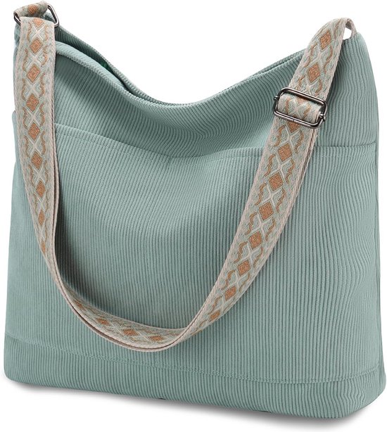 Nylon Schoudertas Heuptas Hitotes Geruite Crossbody Tas – Nylon, Verstelbare Riem, 31x14x22 Cm, Roze Rood Heuptas Met Riem
