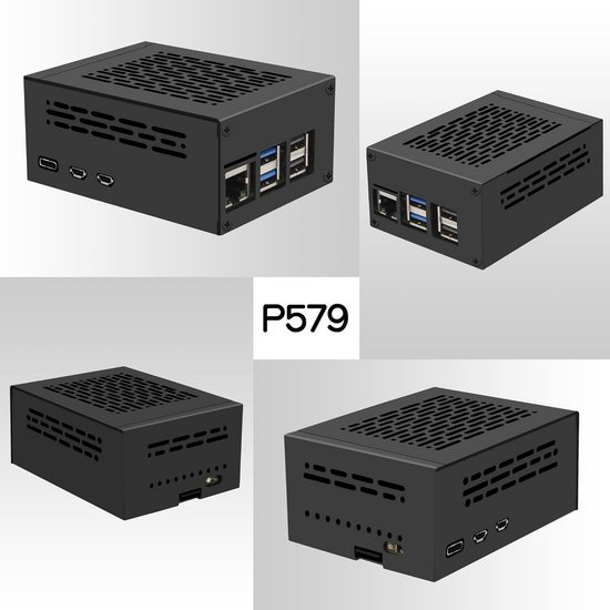 GeeekPi Metal Enclosure with N05 PCIe M.2 Key-M NVMe SSD PCIe Edge Card