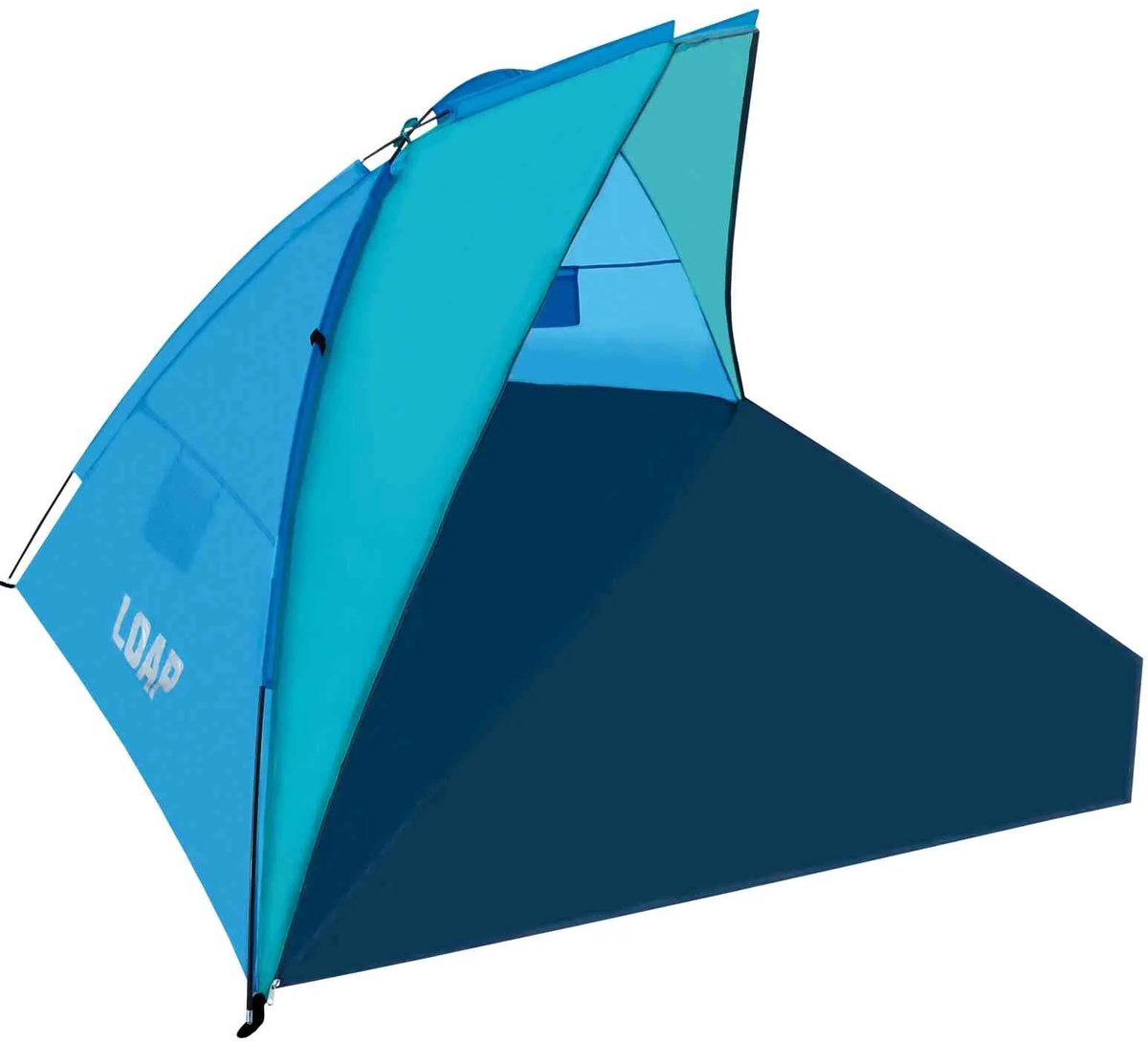 Strandtent Loap Plank Blauw