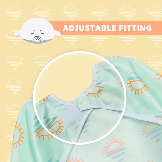 Yplkm Baby Slabbies Shirt - Voor Kinderen 6-36 Maanden Verstelbare Yplkm Baby Slabbies Shirt - Voor Kinderen 6-36 Maanden Verstelbare