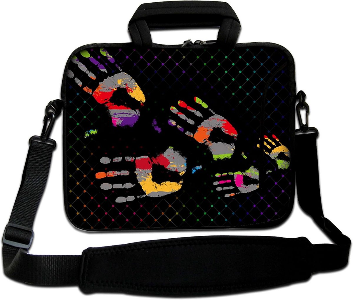 Laptoptas 15 inch hoogwaardig met schouderriem en handvat