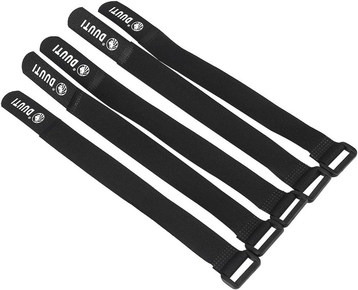 5x Verstelbare Nylon Fiets Spanbanden Herbruikbaar voor Fiets Opgewonden