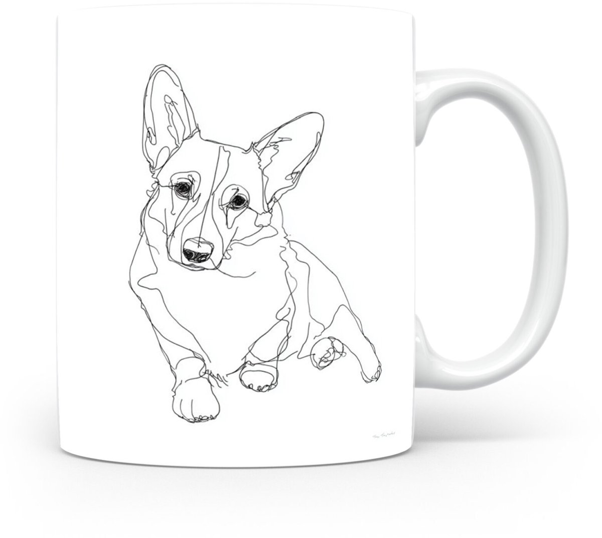 Beker Cardigan Welsh Corgi