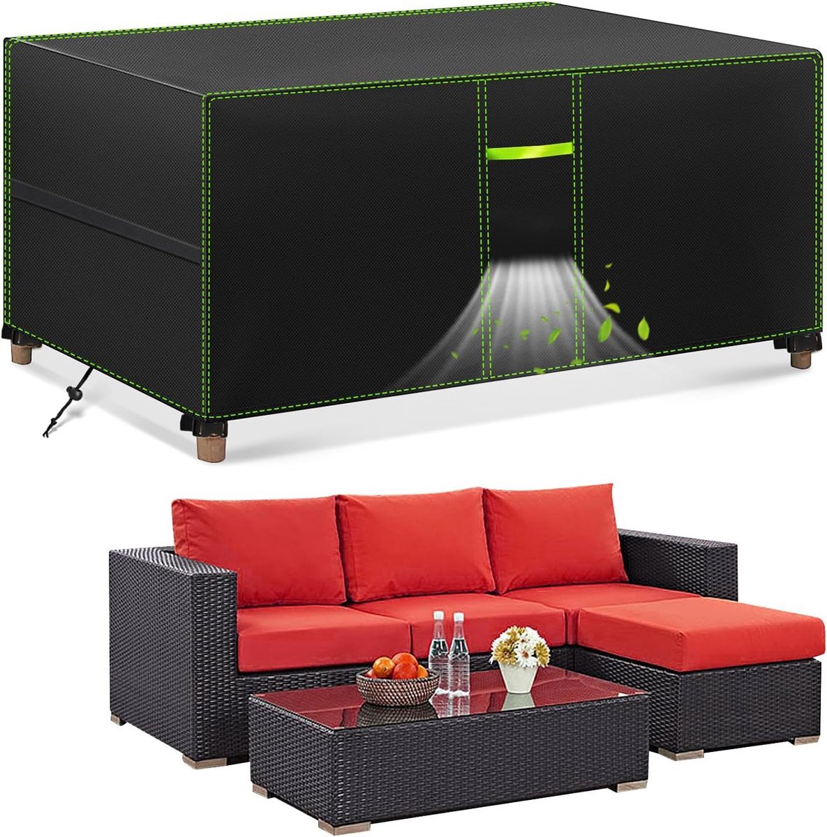 Stunq® Waterdichte Outdoor Meubelhoes - Bescherming voor Tuinmeubelen tot 230x165x70 cm