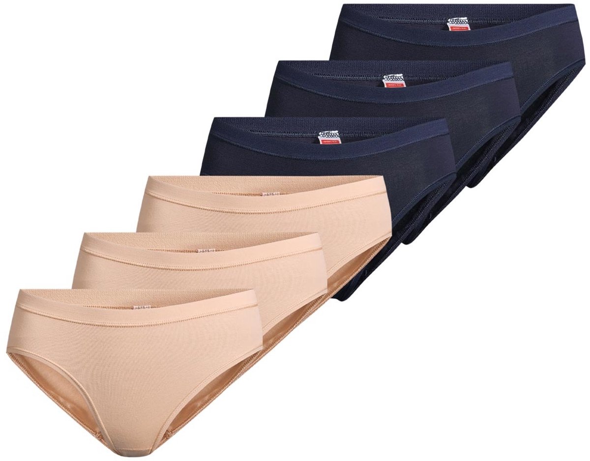 Conta Dames midi slip 6 pack fijnrib
