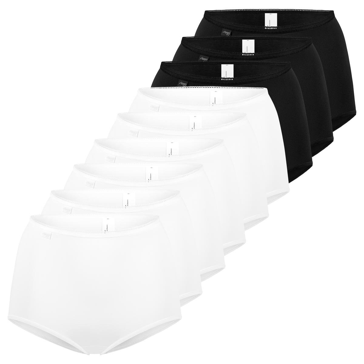 sloggi Dames maxi slip 9 pack 24/7 Microfibre
