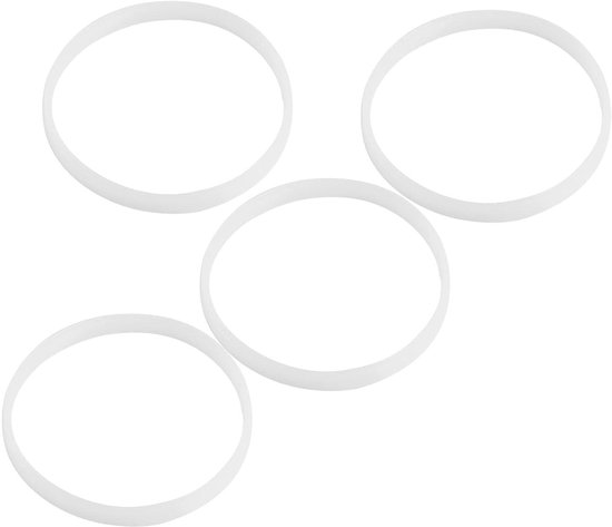 Rubberen afdichtring voor Juicer Blender, wit, 10 cm diameter, Pack van 4, vervangende O-ring. — afbeelding 4