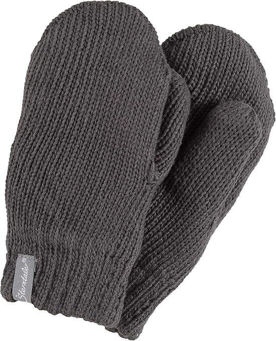 QKURT 3 paar warme gebreide handschoenen voor peuters, zachte thermo- handschoenen, rekbaar, winterhandschoenen met dikke fleecevoering voor dagelijkse warmte, 1-3 jaar