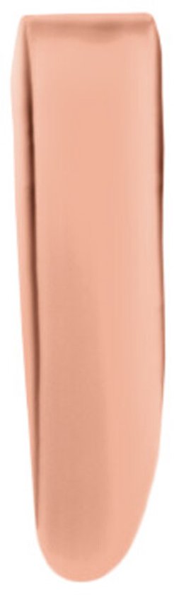 Lichtroze foundation teststreep.