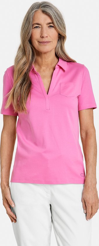GERRY WEBER Dames Poloshirt Soft Pink-36 | bol.com