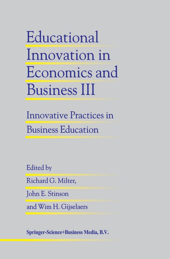 Educational Innovation in Economics and Business3- Education ... - cover