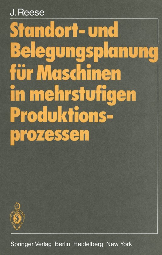 Standort- und Belegungsplanung für Maschinen in mehrstufige ... - cover