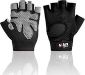 NINN Sports gloves S (Zwart) - fitness handschoenen - Sport handschoenen - Grip Gloves - Fitnesshandschoenen 3 varianten