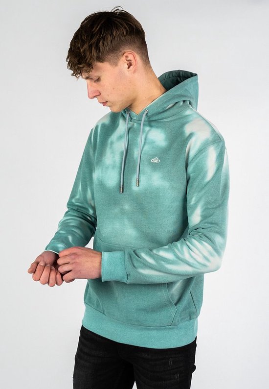 Sea'sons Trui Color Changing Hoodie Deep See Green Grey Mannen Maat - M