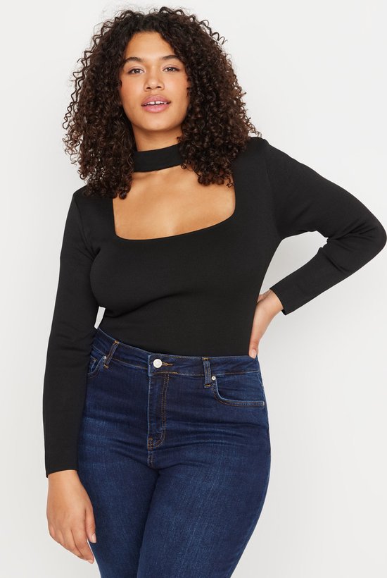 Cassis Korte, effen jurk met knoop in de taille | bol