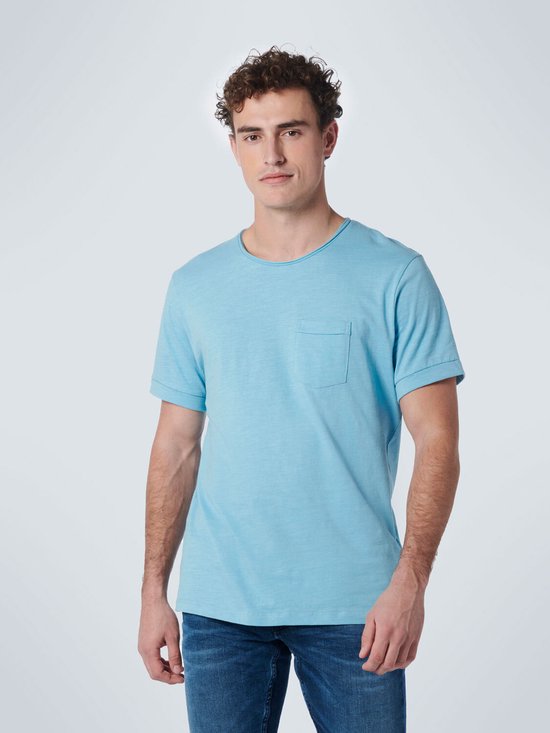 No Excess Mannen Jersey T-Shirt Aqua XXL