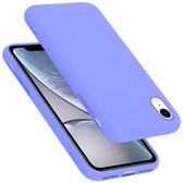 Cadorabo Hoesje geschikt voor Apple iPhone XR in LIQUID LICHT PAARS - Beschermhoes gemaakt van flexibel TPU silicone Case Cover