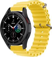 Bandje Voor Huawei Sport Ocean Band - Geel - Maat: 22mm - Horlogebandje, Armband