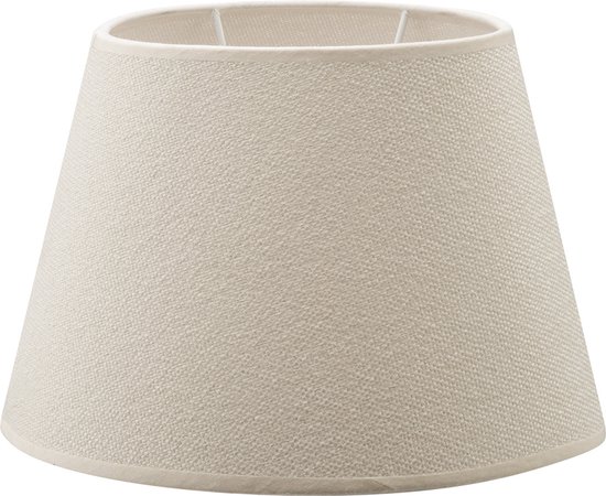 Foto: Home sweet home stoffen stoffen lampenkap conisch beige minimalistische stijl 24 x 16 x 16 cm e27 fitting voor tafellampen voor woonkamer en slaapkamer