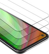 Cadorabo 3x Screenprotector geschikt voor Motorola ONE VISION - Beschermende Pantser Film in KRISTALHELDER - Getemperd (Tempered) Display beschermend glas in 9H hardheid met 3D Touch