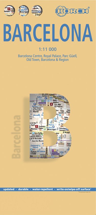 Cover van het boek 'B&B Barcelona stadsplan C418' van  Nvt