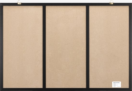 Navaris weekplanner - Prikbord whiteboard en krijtbord in één - Magnetisch planbord - 60 x 40 cm - Met krijt marker magneten en punaises