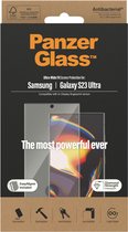PanzerGlass - Screenprotector geschikt voor Samsung Galaxy S23 Ultra Glazen | PanzerGlass Ultra-Wide Fit Screenprotector - Case Friendly + Installatie Frame