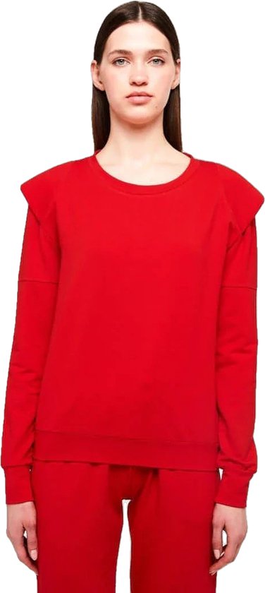 WB Comfy Dames Sweatshirt Lange Mouw Rood - XL