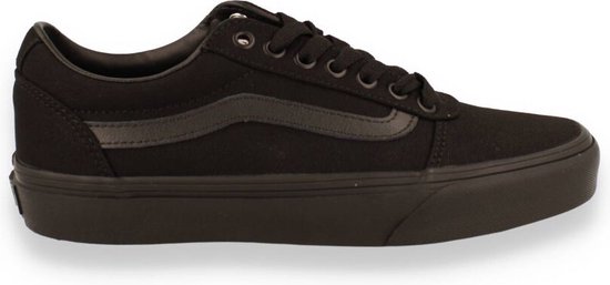 Vans Ward Canvas Heren Sneakers - Black/Black - Maat 41