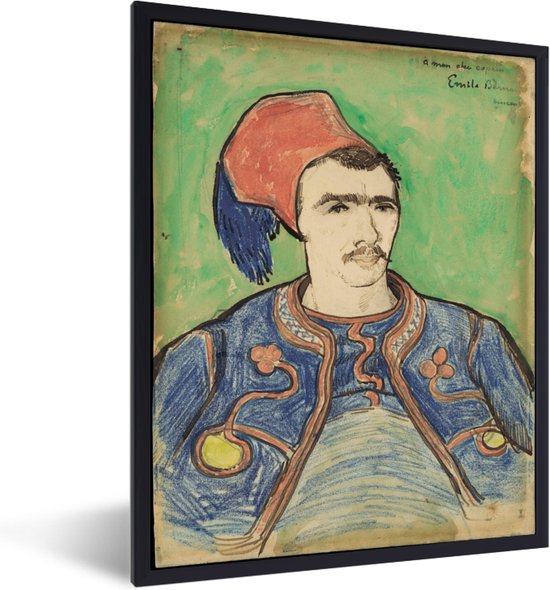 Fotolijst incl. Poster - De Zouaaf - Vincent van Gogh - 30x40 cm - Posterlijst