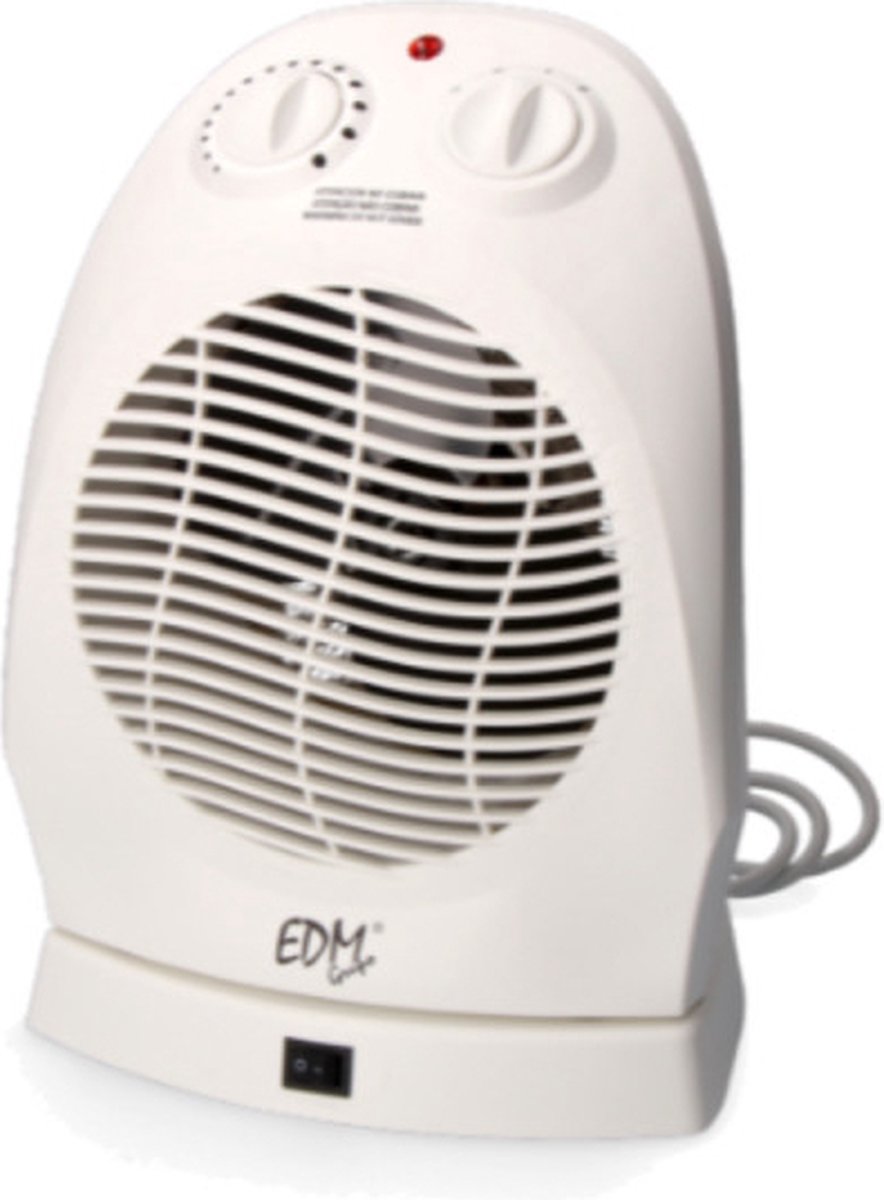 EDM-ventilatorkachel - 2000W - 2 verschillende standen - tot 25 m2