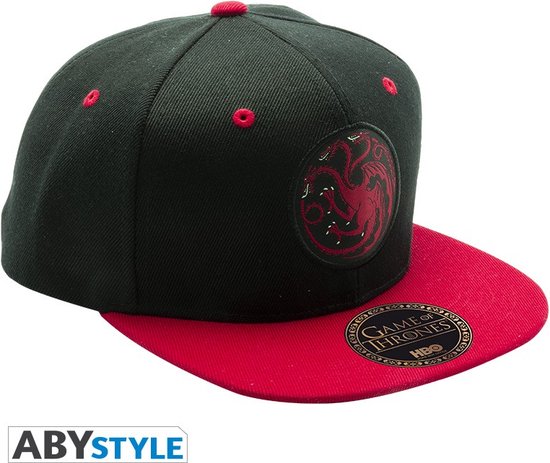 Game of Thrones - Targaryen Zwart & Rood Snapback