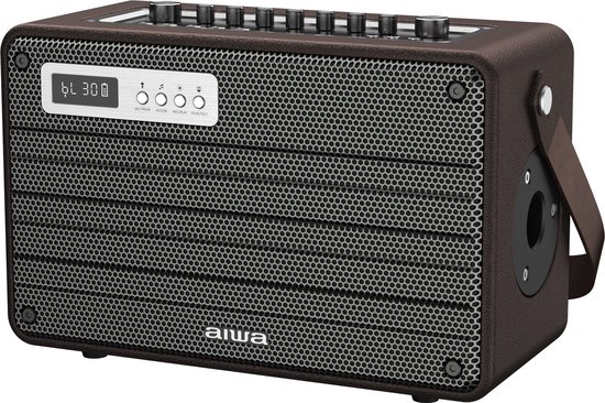 Aiwa MI-X420 B.T. Speaker Hi-Fi BASS ++ draagbaar bruin