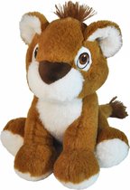 Leeuw (Bruin/Wit) Pluche Knuffel 30 cm {Speelgoed Knuffeldier Knuffelbeest voor kinderen jongens meisjes | Leeuwin Lion Animal Plush Toy | Dierentuin Dieren Afrika Jungle}
