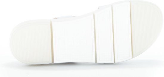 Sandale à plateforme - 24.603.21 - Cuir lisse blanc Sandale à plateforme - 24.603.21 - Cuir lisse blanc