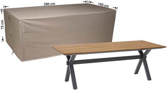 Housse de protection pour plateau dessus de table exterieur 200 x