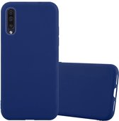 Cadorabo Hoesje geschikt voor Samsung Galaxy A50 4G / A50s / A30s in CANDY DONKER BLAUW - Beschermhoes gemaakt van flexibel TPU silicone Case Cover