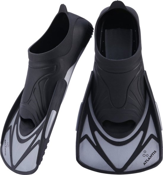 Atlantis Marlin - Palmes de natation - Adultes - Argent/ Zwart - Palmes