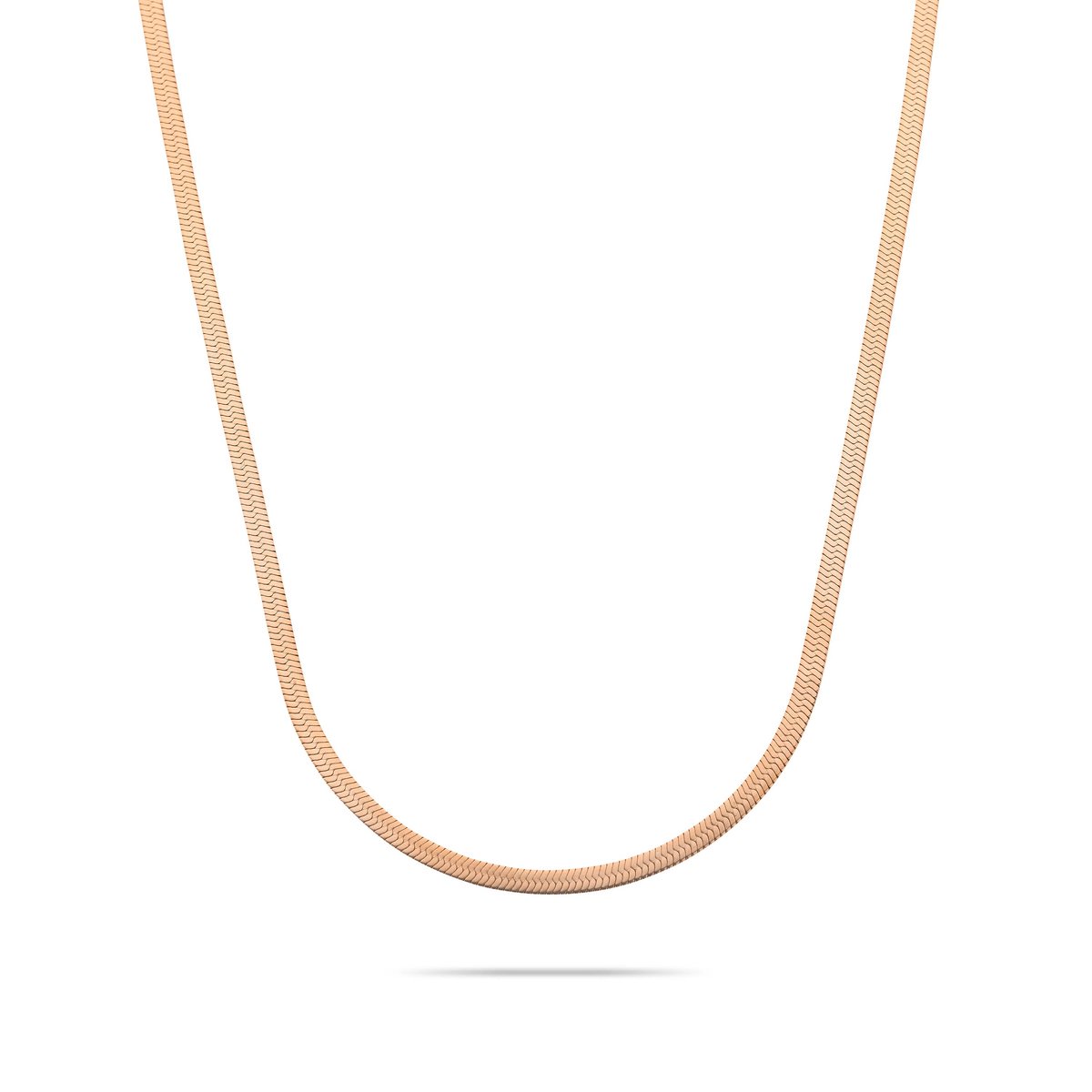 DUCETT - Snake necklace rosé gold - Halskettingen - Dames